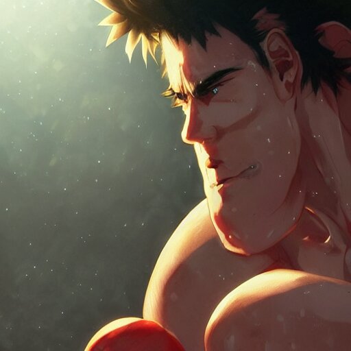 Lexica - Hajime no ippo fight, magnificent, close up, details, sharp ...