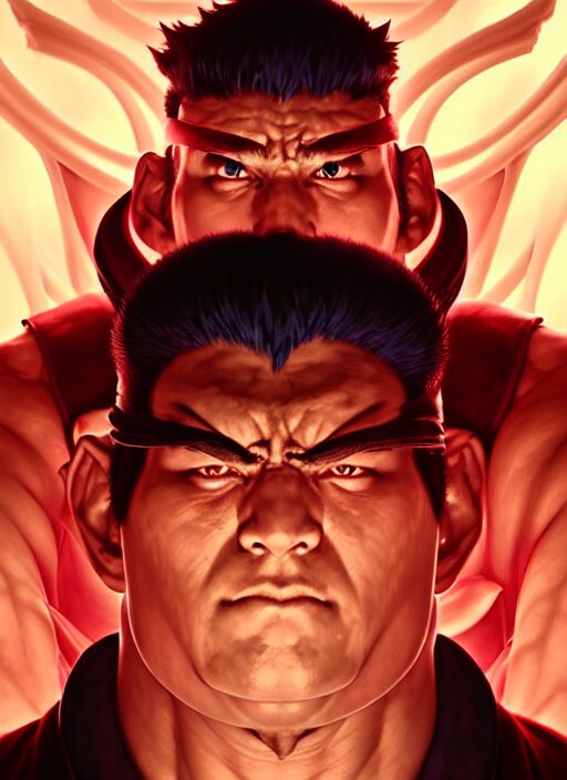 Caricatura Digital - Ryu (street Fighter)