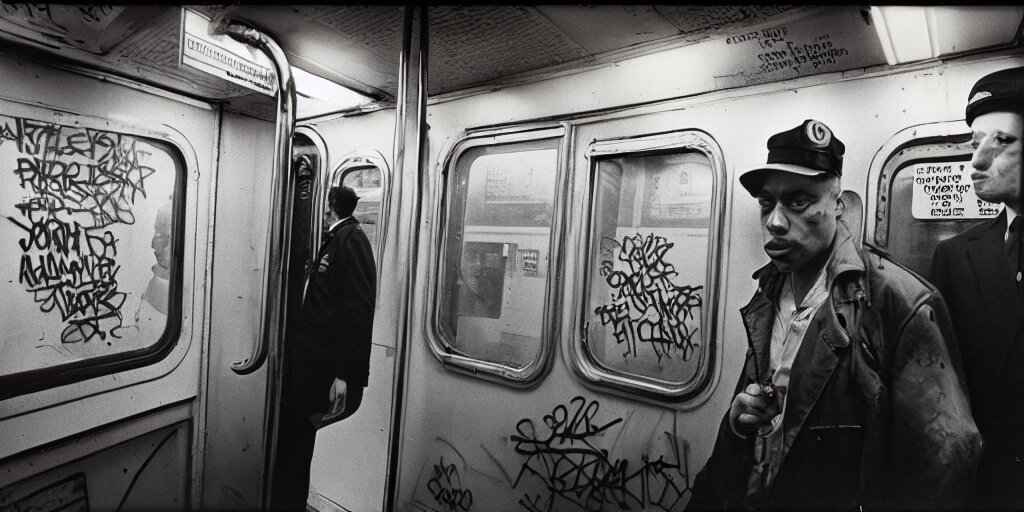 Lexica - New york subway cabin 1 9 8 0 s inside all in graffiti ...