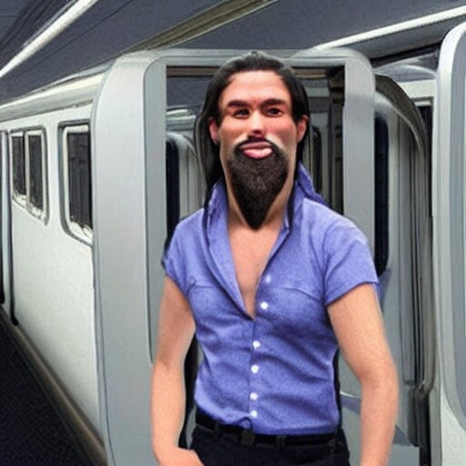 Lexica - Train that looks human with human face, hyper realistic