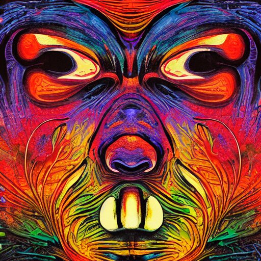 stoned ape theory, psilocybin mushrooms, abstract, evolution - Arthub.ai