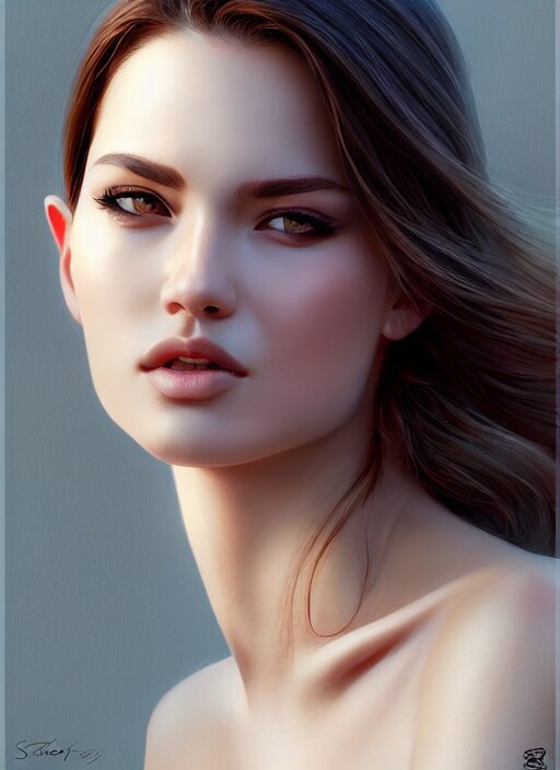 Lexica - Photo of a gorgeous young woman in the style of stefan kostic ...