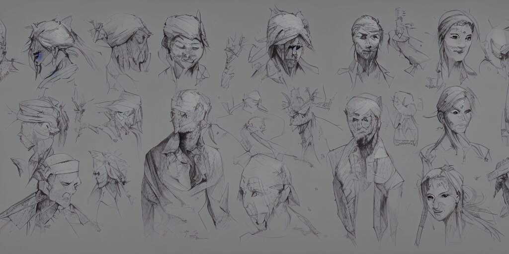 Lexica - Patty Smith design, character sheet, kim jung gi, Greg ...