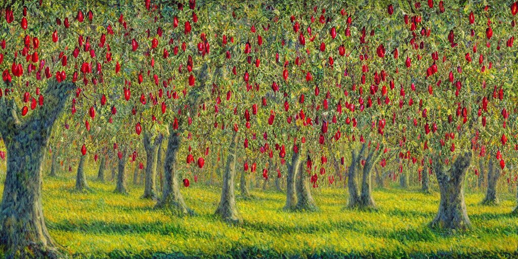 Lexica - Impressionistic detailed concept art of a supernatural forest ...