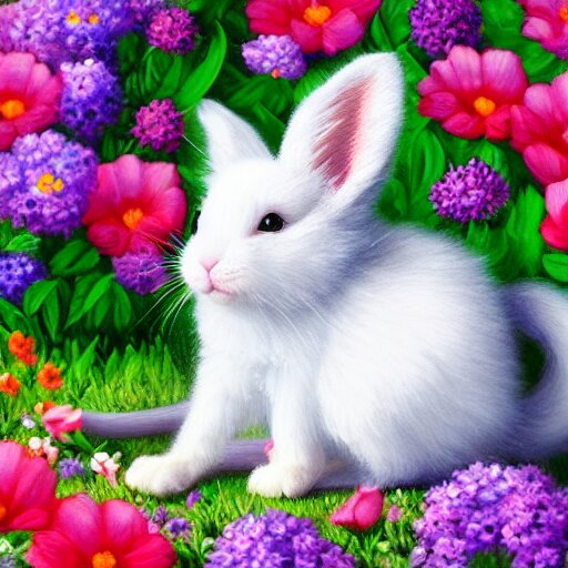 Lexica - Cute fluffy hybrid animal cross between mouse, kitten, and lop ...