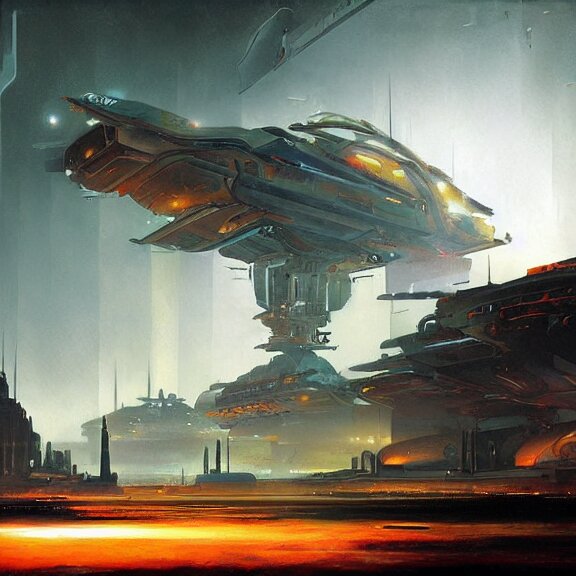 Lexica - A painting in the style of stephan martiniere and in the style ...