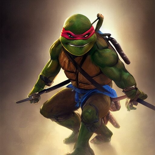 Lexica - Teenage mutant ninja turtle, handsome, portrait, intricate ...