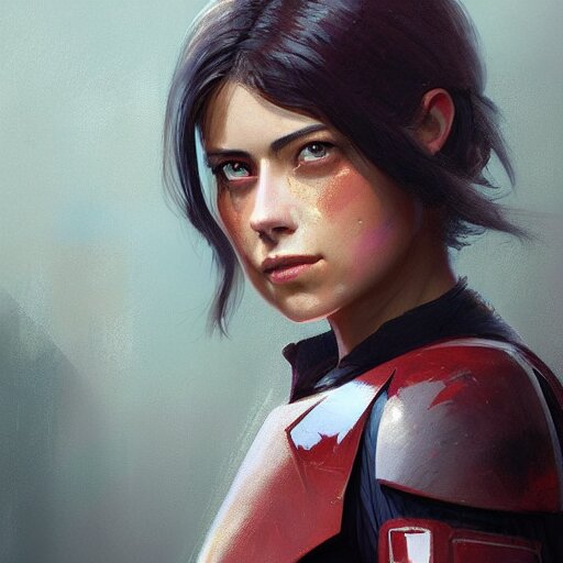 Lexica - Portrait of a woman by greg rutkowski, rosa salazar as a young ...