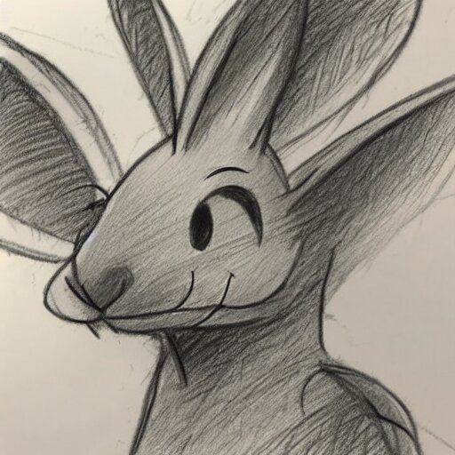Lexica - Milt kahl pencil sketch of a rabbit in the forest disney style