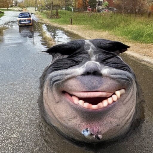 Lexica - The face you make after hitting a pothole