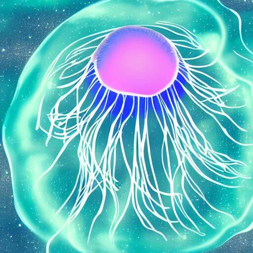Lexica - Astral jellyfish floating through the universe