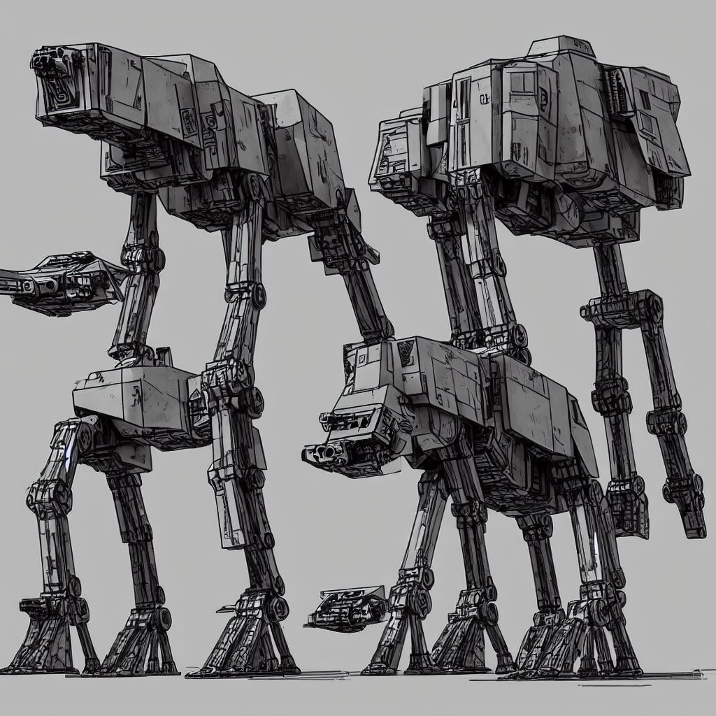 Lexica - Blueprints, boston dynamics, robot, tank, panzer, canon, at ...