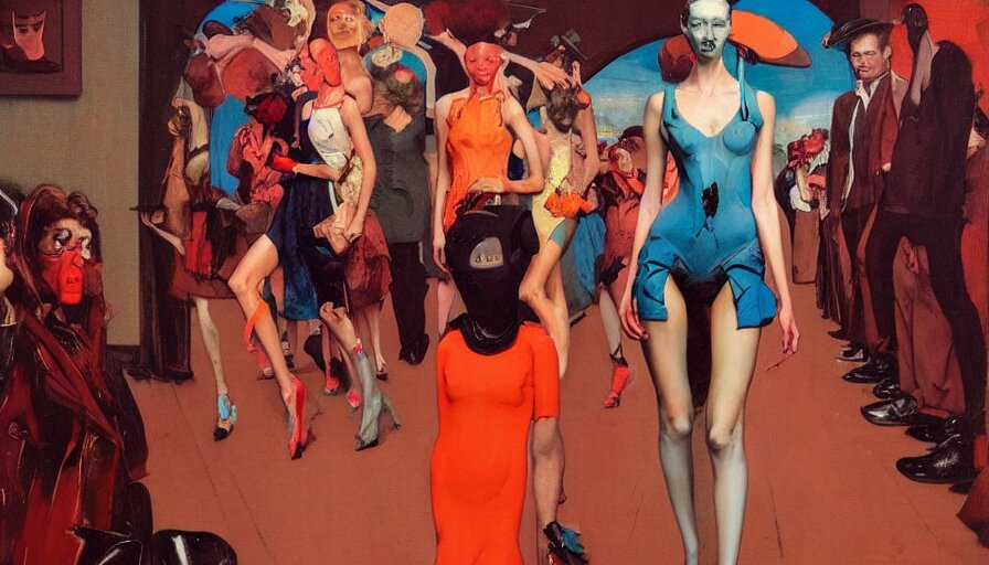 Lexica - Fashion runway show by francis bacon, beautiful, surreal ...