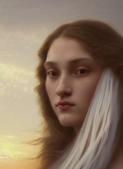 Lexica - Oil painting close up portrait of a contemplative young ...
