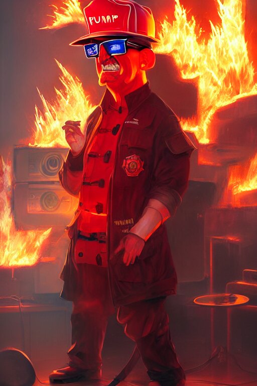 Lexica - Character art by ruan jia, donald trump dressed as a ...