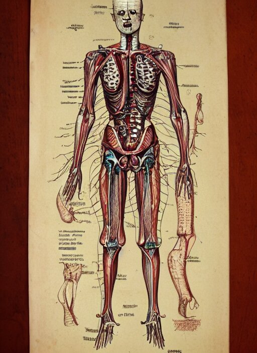Lexica - Vintage medical anatomical illustration of pinhead from ...