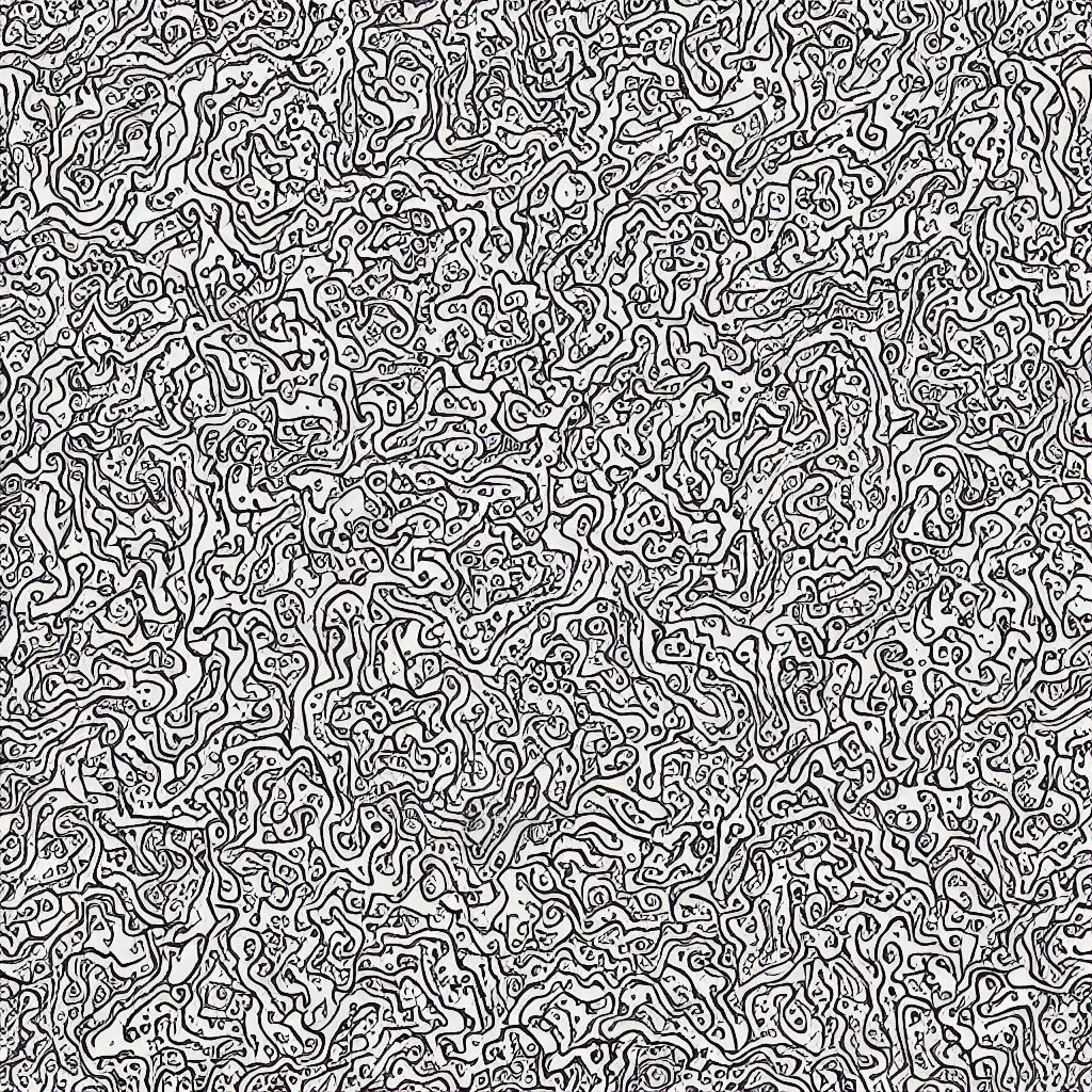 Lexica - Abstract doodle seamless pattern, doodle pattern, abstract ...