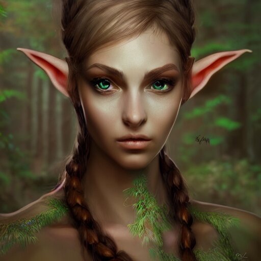 Lexica - A picture of a forest elf, elegant, epic, detailed, intricate ...