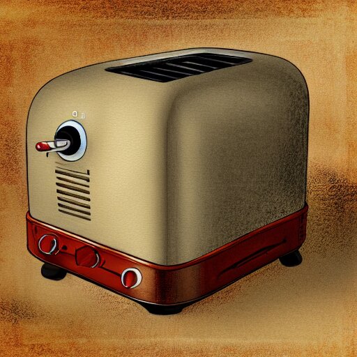 Lexica - A toaster from the renaissance, digital art