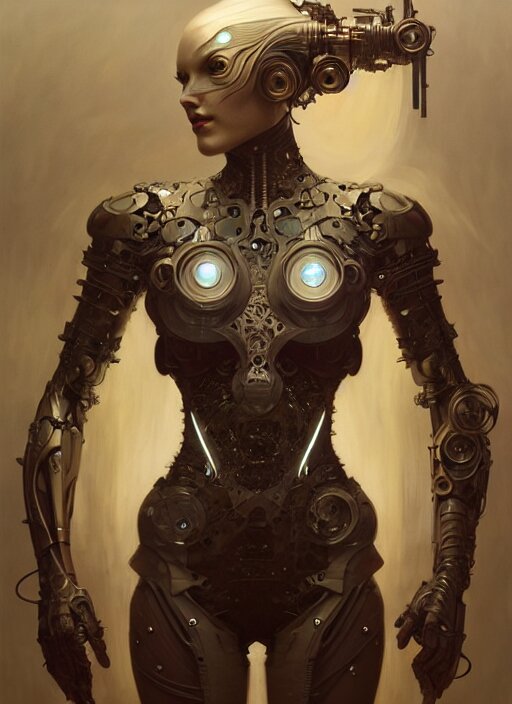 Lexica - Organic cyborg, ninja, diffuse lighting, fantasy, intricate ...