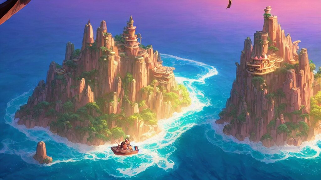 Lexica - El dorado, studio ghibli, pixar and disney animation, sharp ...