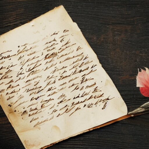 Lexica - Letters falconi cat writing on parchment