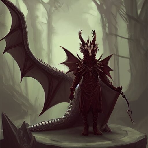 Lexica - A cute dragon dressed as a wizard , digital art , trending on ...