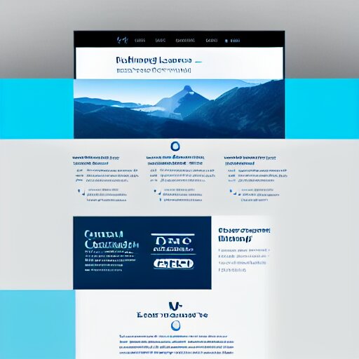 Lexica - Minimalistic clean website brand design portal, blue ...