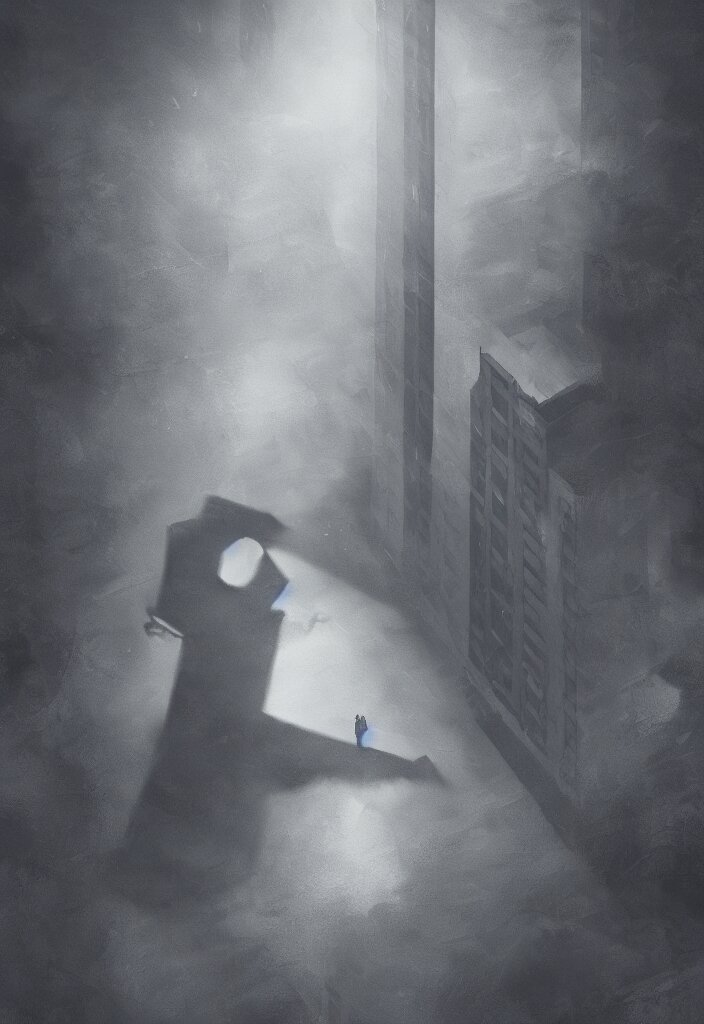 Lexica - Noir book cover, high quality digital painting, volumetric and