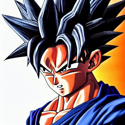 Lexica - Goku hyperrealistic portrait, highly detailed, oleo painting ...