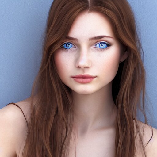 Lexica - Beautiful russian woman, plus size, black hair, blue eyes