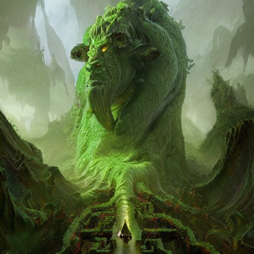 Lexica - A green giant maze beast, nature labyrinth beast, hearthstone ...