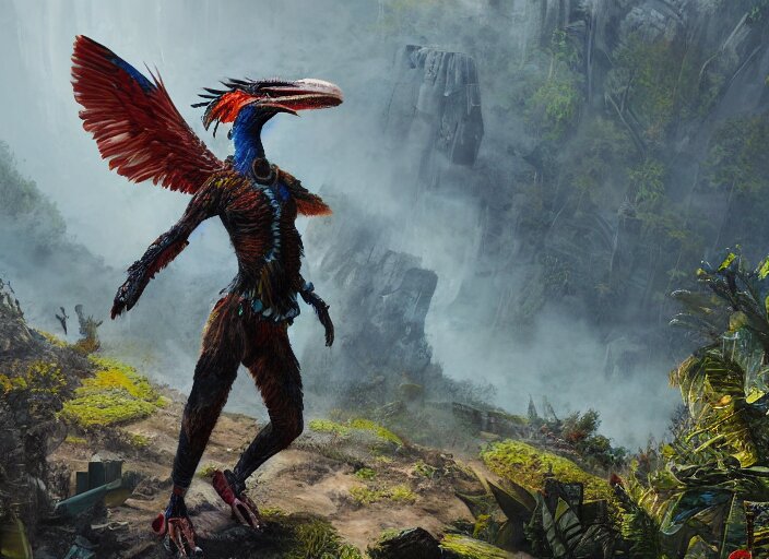 Lexica - Detailed full body concept art illustration, oil painting on ...