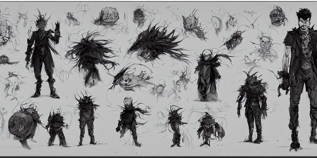 Lexica - Evil kid, character sheet, concept design, contrast, kim jung ...