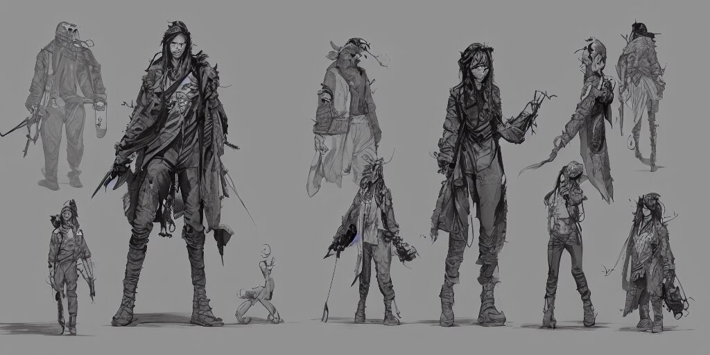 Lexica - Patty Smith design, character sheet, kim jung gi, Greg ...