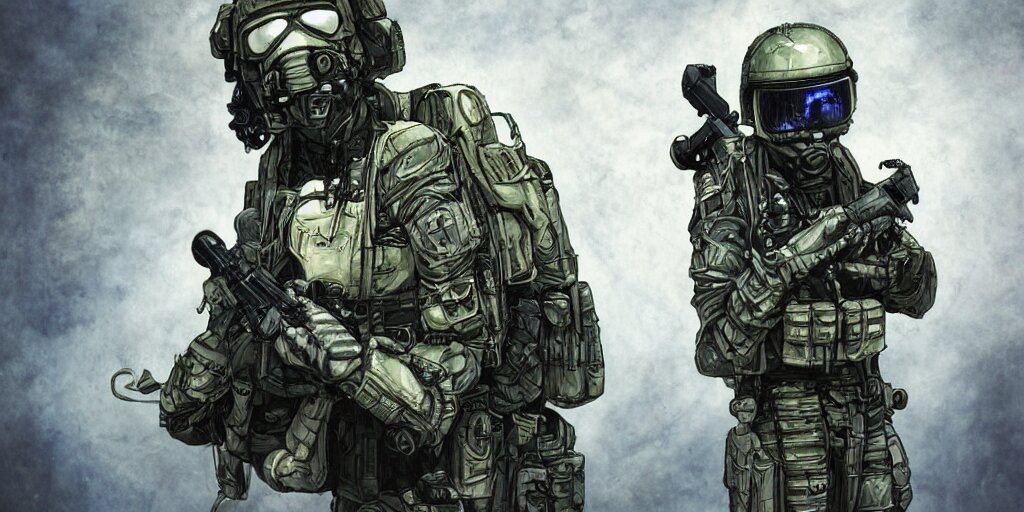 Lexica - Military sci fi muppet special forces soldiers,inks,octane ...