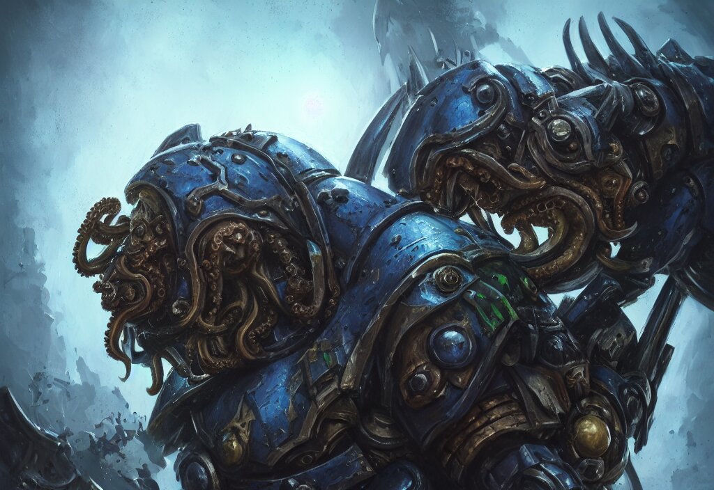 Lexica - Hyper realistic portrait of heroic warhammer 4 0 k android ...