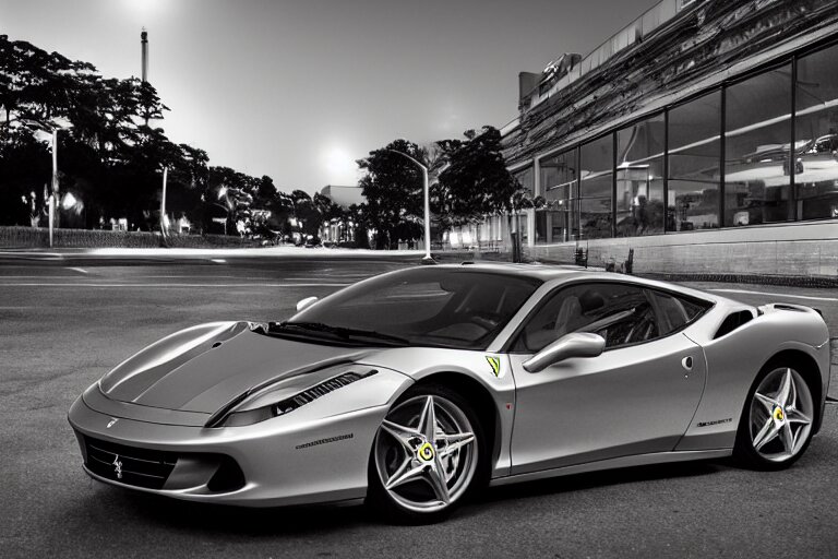 Lexica - A highly detailed photograph of a ferrari, ultra realistic ...