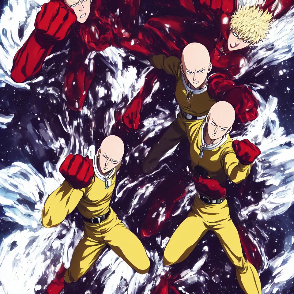 Cosmic Garou (One Punch Man), Stable Diffusion