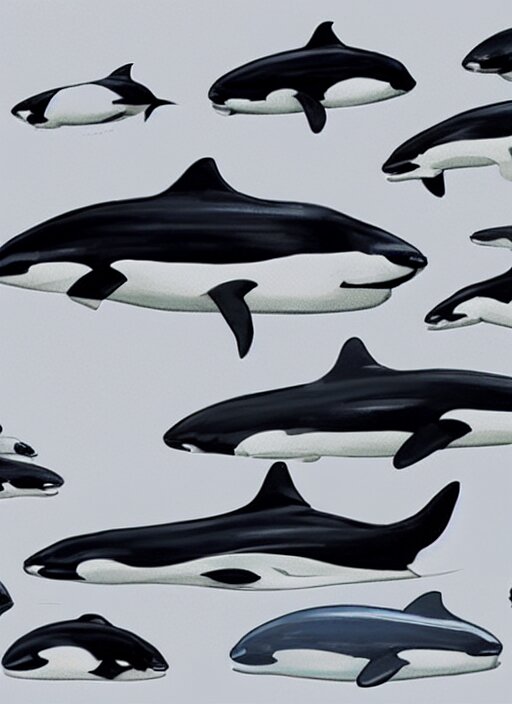 Lexica - Future evolution of Orcas, Concept art, Full shot