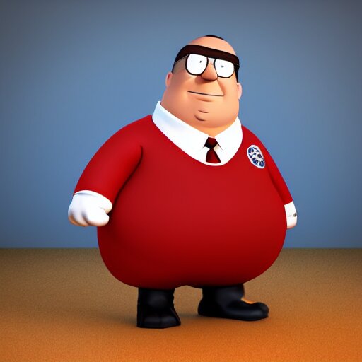 Lexica - Peter griffin 3 d cg rendering, trending on artstation