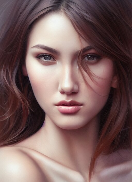 Lexica - Photo of a gorgeous young woman in the style of stefan kostic ...
