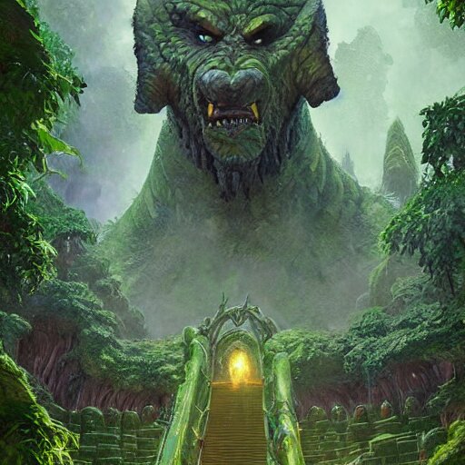 Lexica - A green giant maze beast, nature labyrinth beast, hearthstone ...