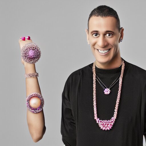 karim rashid style jewels, ultra hd, 8 k - Arthub.ai