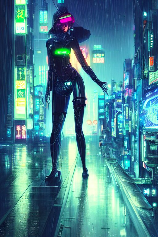 Lexica - Portrait futuristic beautiful cyberpunk female police, in ...