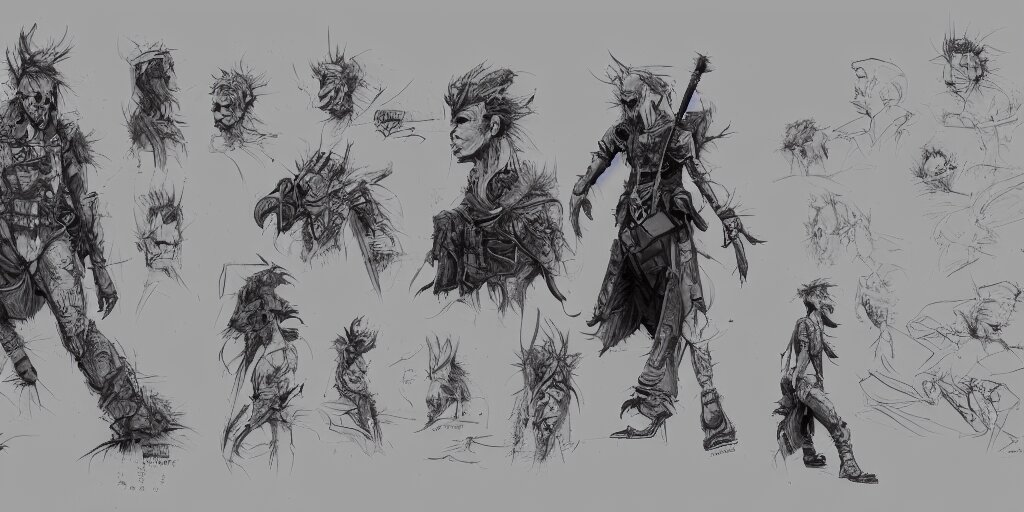 Lexica - Patty Smith design, character sheet, kim jung gi, Greg ...