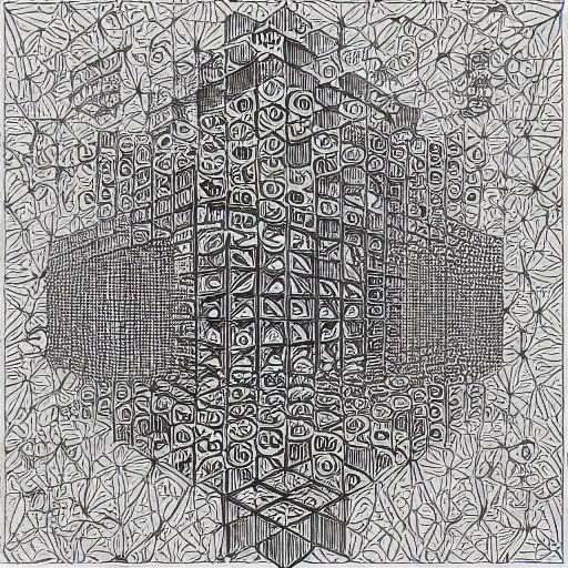 Lexica - “geometrically incomprehensible surreal order of cubes ...