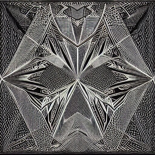 Lexica - “geometrically incomprehensible surreal order of triangles ...