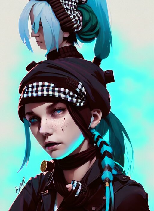 Lexica - Highly detailed closeup portrait of a sewer punk pretty ...