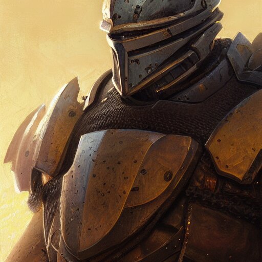 Lexica - The doomslayer as a realistic fantasy d & d knight, closeup ...
